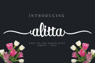 Alitta: The Casual Script Font That Balances Elegance and Approachability