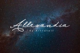 Allexandia: The Handwritten Font That Feels Like Your Own Signature
