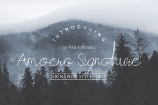 Amoera Signature: A Stylish Handwritten Font for Modern Elegance