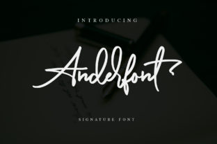 Ander: A Handwritten Signature Font That Feels Human