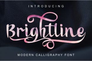 Brightline: The Calligraphy Font That Brings Warmth, Personality, and Clarity to Real-World Design