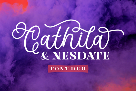 Cathila Nesdate Font Duo
