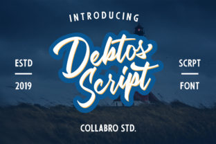 Debtos: A Handmade Script Font for Expressive Design