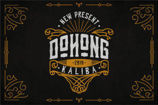 Dohong Kaliba: A Hand-Drawn Vintage Typeface Built for Distinctive Branding