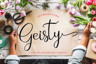 Geisty: The Modern Calligraphy Font That Feels Like Handwritten Magic