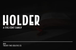 Holder Family: A Practical Typeface for Purpose-Driven Design