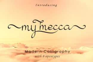My Mecca: A Modern Calligraphy Font for Designers and Brand Professionals