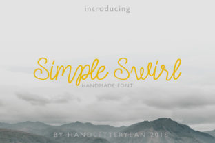 Simple Swirl Family: A Handwritten Font with Intentional Imperfection
