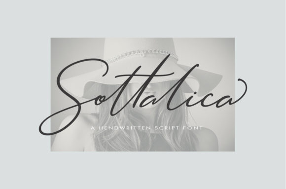 Sottalica: A Modern Calligraphy Font for Authentic Visual Communication