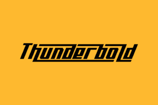 Thunderbold: When Typography Commands Attention Without Saying a Word
