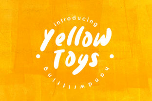 Yellow Toys: A Bold, Playful Typeface for Modern Design